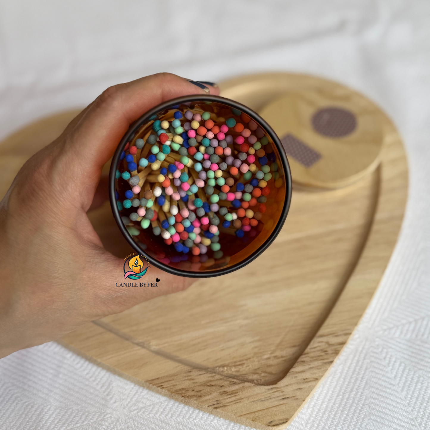 Matches Glass Jar