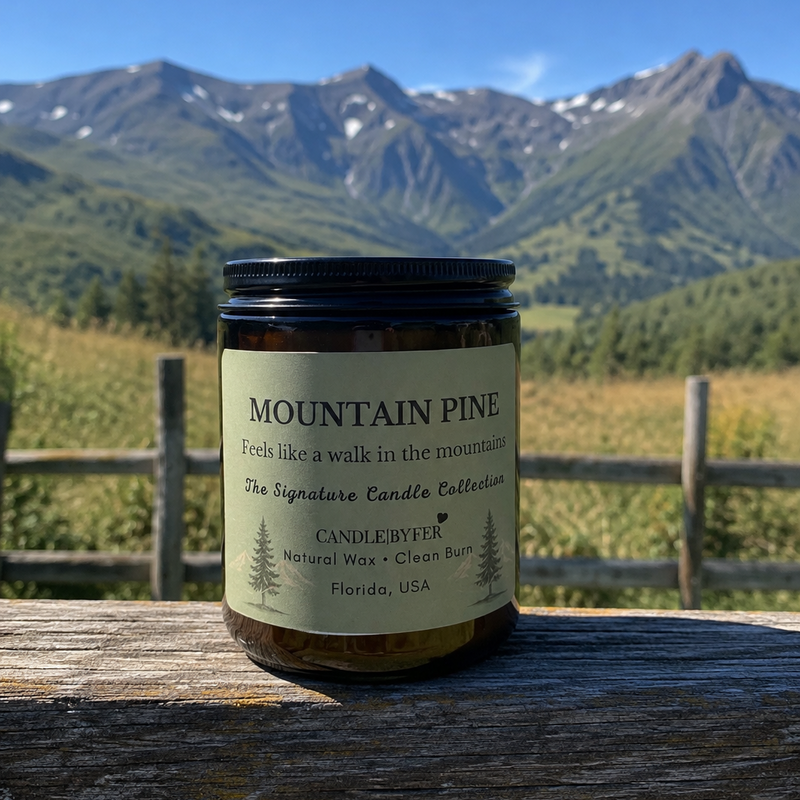 Mountain Pine 7 oz Candle Jar