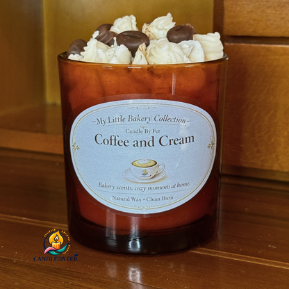 Coffee and Cream Candle Jar