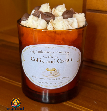 Coffee and Cream Candle Jar