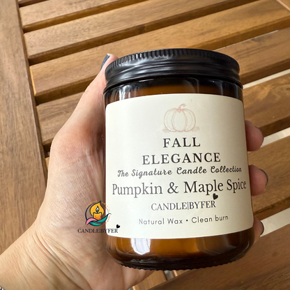 Fall Elegance 7oz Candle Jar