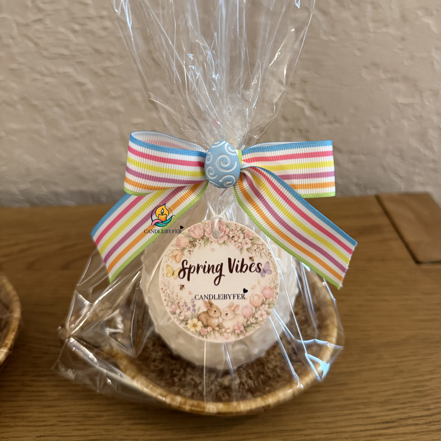 Spring Vibes  -  Flowery Egg + Plate