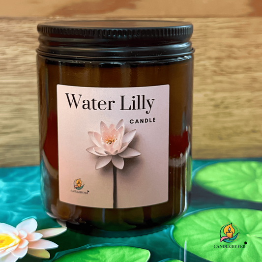 Water Lilly 7 oz Candle Jar