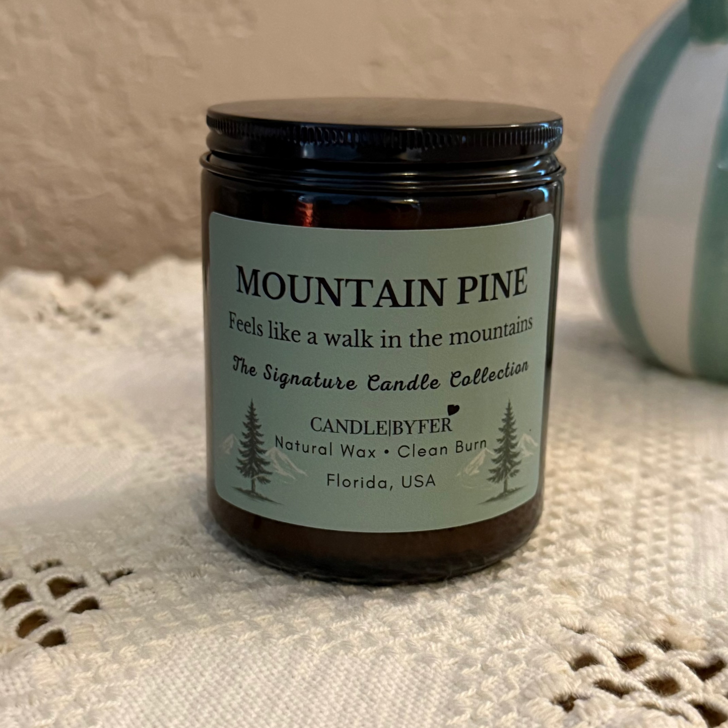Mountain Pine 7 oz Candle Jar