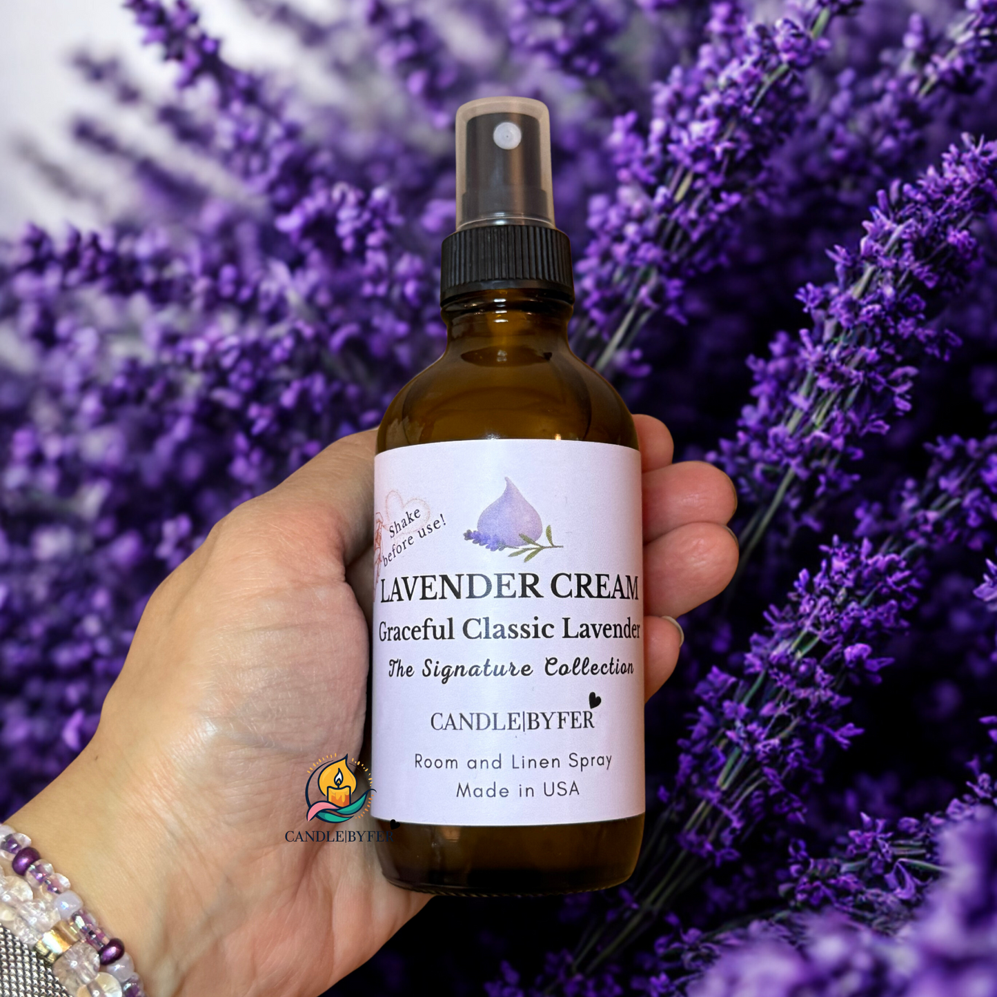 Room & Linen Spray (4 oz) - Lavender Cream