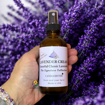 Room & Linen Spray (4 oz) - Lavender Cream