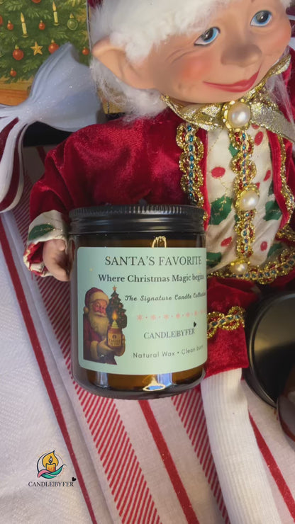 Santa's Favorite 7oz Candle Jar